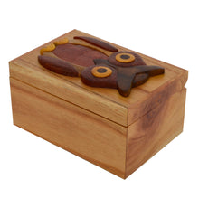 Handcrafted Intarsia Wood Box, Memory Box, Keepsake Box, Jewelry Box, Unique Wooden Gift